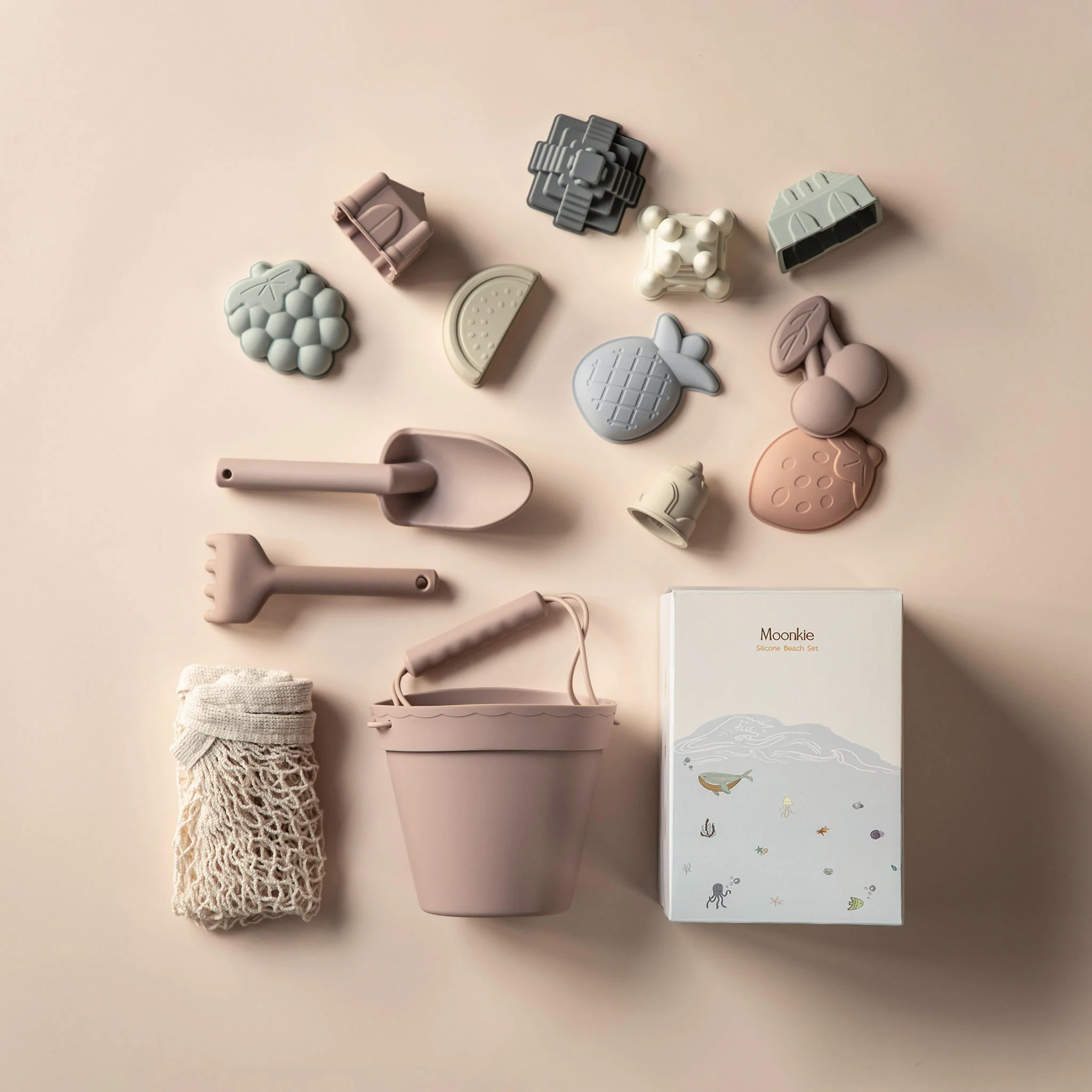 Silicone Beach Toy Set (Blush) - Image 10